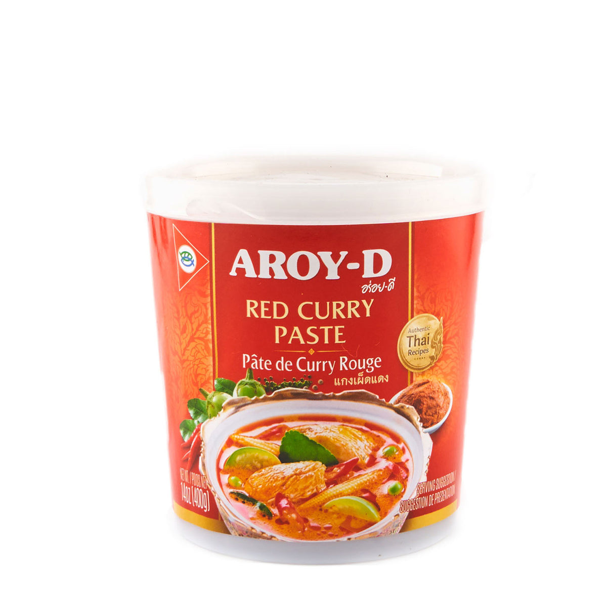 Aroy-D curry rojo 400gr