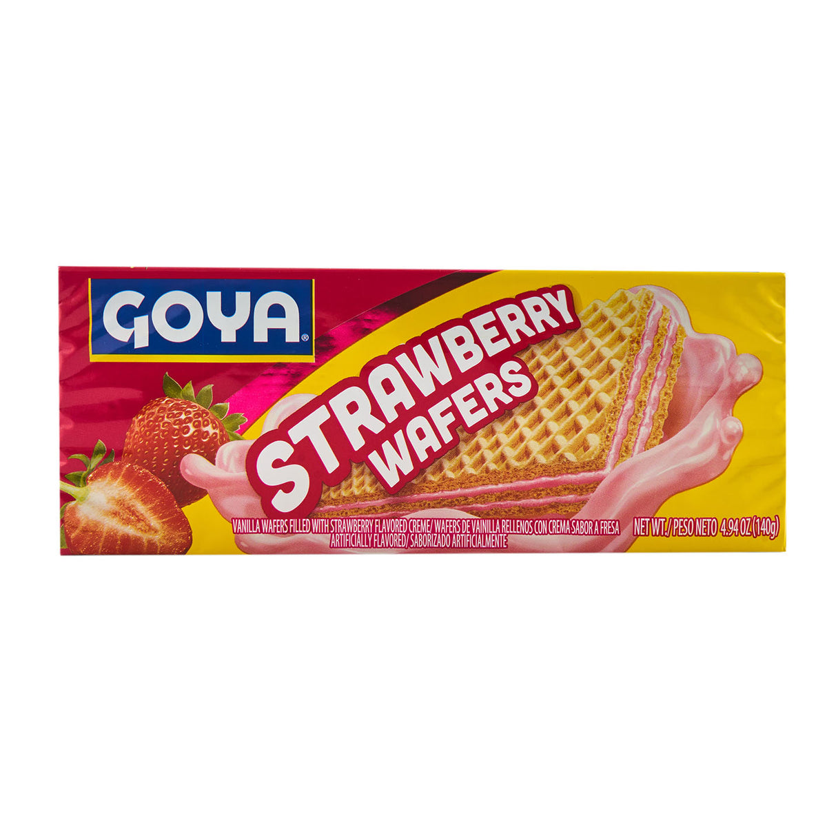 Galletas waffers fresa 140g