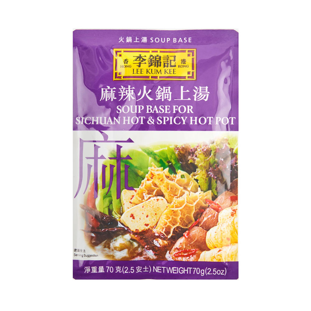 Sopa base para hot pot sabor picante sichuan 70g