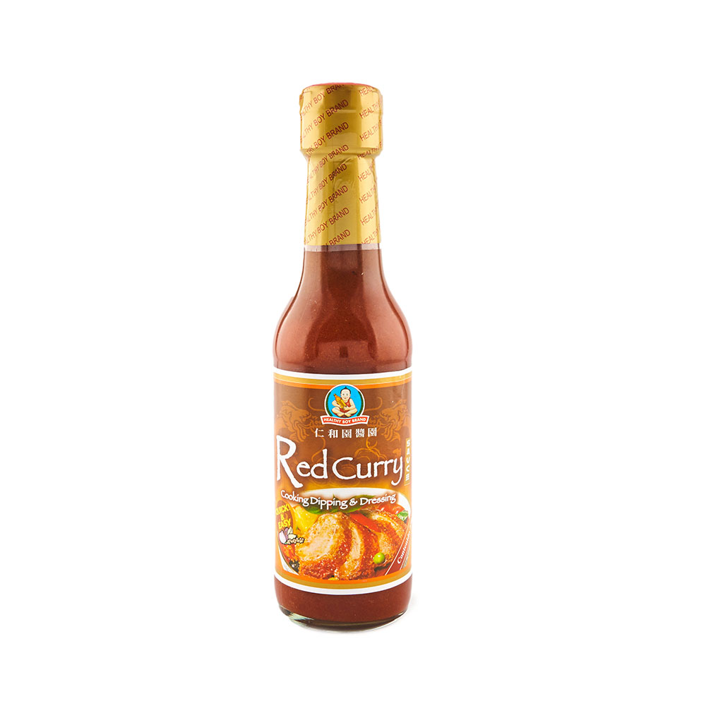 Healthy boy salsa curry rojo 250ml